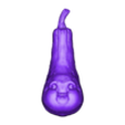 low_.OBJ cucurbita pumpkin cartoon 3d printable file