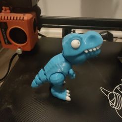 biting T-Rex (multipart print)