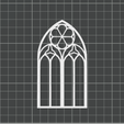 Screenshot-2026-06-16-121851.png Gothic Windows STL & SVG  Set-3   (18 Authentic Designs in 1) | Wall Decor | Detailed Customizable Gothic  Cathedral Windows