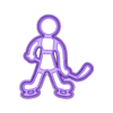 Hockey_cookie_cutter.stl Hockey Player Cookie Cutter 3D model
