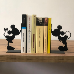 mickey1.png Mickey & Minnie Book Holder, Bookend