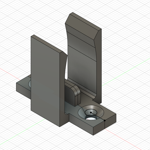 Crank handle support for shutters 3D model