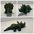Flexi Print-in-Place Triceratops, JanBerlin