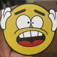 IMG_4265.jpeg Stressed Headache Emoji coaster
