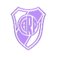 Escudo River.STL Wappen von River Plate