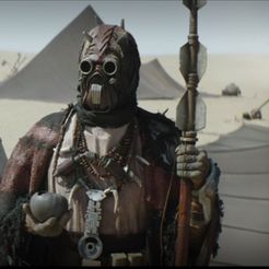 necklace1.jpg Archivo STL gratis Collar del Jefe Tusken Raider - encanto - libro de boba fett・Modelo para descargar y imprimir en 3D