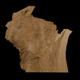 3.png Topographic Map of Wisconsin – 3D Terrain