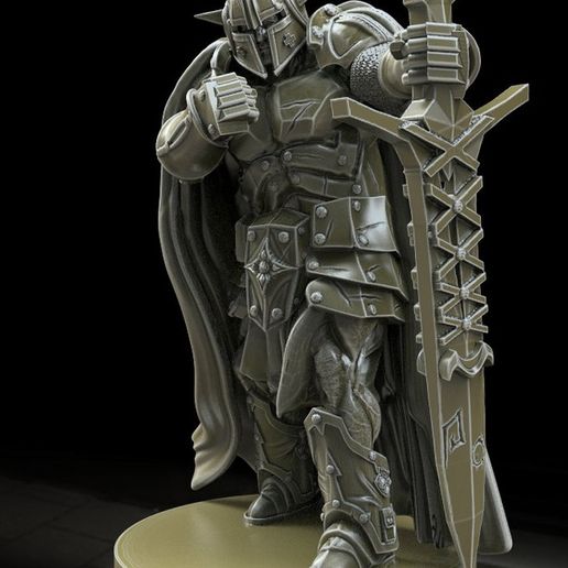GUERRERO WARHAMMER STL 3D.jpg МИНИ-ВОИН STL