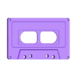 Open_Front_Cover.stl Nostalgia Audio Cassette (with moving reels)