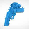029.jpg Smith & Wesson Model 629 Performance Center from the movie Escape from L.A. 1996 1:10 scale 3d print model