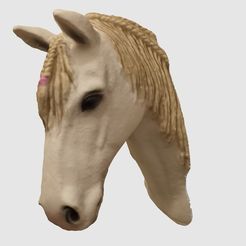 HorseHead_02_display_large.jpg Free STL file Horse Head・Model to download and 3D print