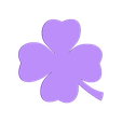 clover-heart-3dprintny.stl Shamrock or 4 Leaf Clover ?
