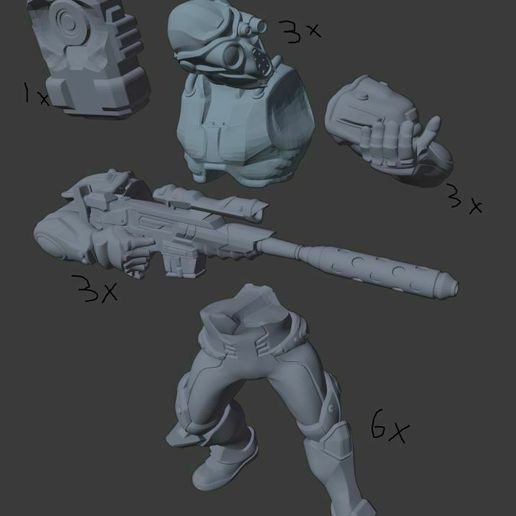 assem.JPG Starcraft 2 Ghost/Spectre Miniatures
