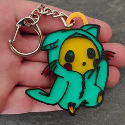 IMG_20230411_155632.jpg Archivo STL pikachu, llavero・Modelo para descargar y imprimir en 3D