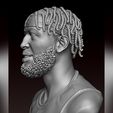 11.jpg 3D portrait of Anthony Davis with finals look 3D print model