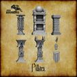 1.jpg Pillars and Accessories bundle Pre-supported