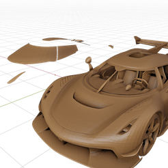1.png STL-Datei Koenigsegg Jesko・3D-Druckvorlage zum Herunterladen