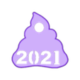 Poop2021.stl Descargar archivo STL gratis 2022 CACA DE PERRO 2021 ADORNO • Plan para la impresión en 3D, 3DPrintInGreece