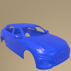 a01_014.png Archivo STL Carrocería de coche imprimible Audi Q8 2019 Regular・Diseño imprimible en 3D para descargar