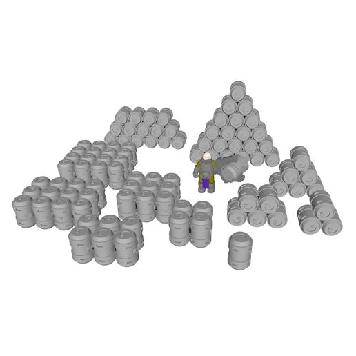 Barrels-Alpha-complete-set.jpg Type Alpha Transport Drums