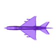 mig2193.stl MiG-21UPG (MiG-21-93) for 6mm wargames