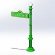 Street_Sign_display_large_display_large.jpg Free STL file Sesame Street Sign・3D print design to download