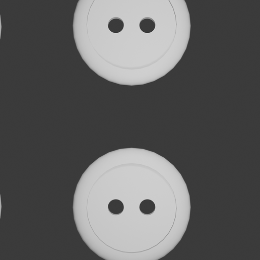 Classic Round Button Set | Elegant 3D Printable Design (PLA)/ Set de Botones Redondos Clásicos | Diseño Elegante para Impresión 3D (PLA)
