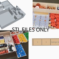 white-castle-collage-stl.jpg STL Files for The White Castle board game insert