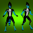bb0005.png XLR8 - Ben 10 Classic 3d Print Model (Articulated)