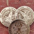 IMG20250909121016.jpg Dogecoin Circuit Medallion - 3D карта глубины для лазерной гравировки и ЧПУ