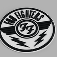 1.png Foo Fighters Logo Rock Coasters