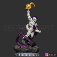 _04.jpg Super Frieza fighting from Dragon Ball Z 3D print model