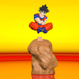 gg0033.png DragonballZ - Goku 3d Printable Bust