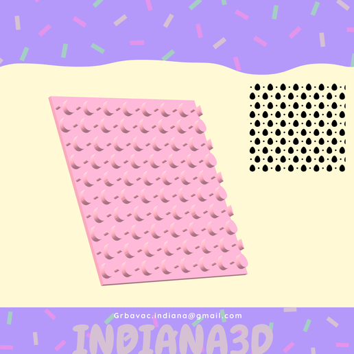 TEXTURE EGGS AND DOTS 3D model