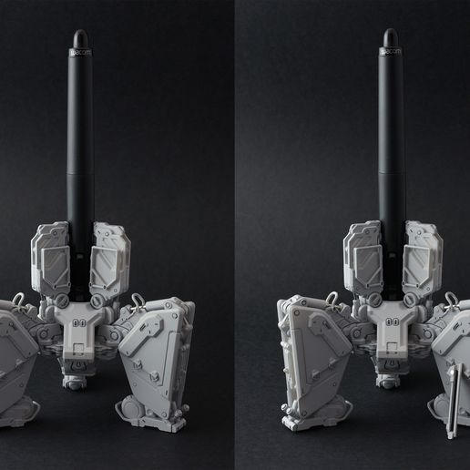 davide-prato-whole-03.jpg Mecha-Stifthalter von Wacom