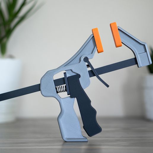 Printable Quick Grip Trigger Clamp (Functional) 3D model