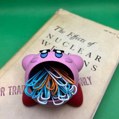 Wrath-Of-Kirby.jpg Free STL file Kirby Pot (Container, Desk Addition, Cute)・3D printing template to download