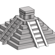 Chichen-Itza-Diagonal-Side.png Chichén Itzá / Temple of Kukulcán / El Castillo - 1/633 Scale