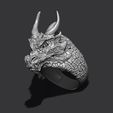 496876345897968.jpg Dragon ring 3D print model