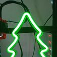 20221108_174825839.jpg neon christmas tree table lamp / lampara neon de mesa de árbol de navidad