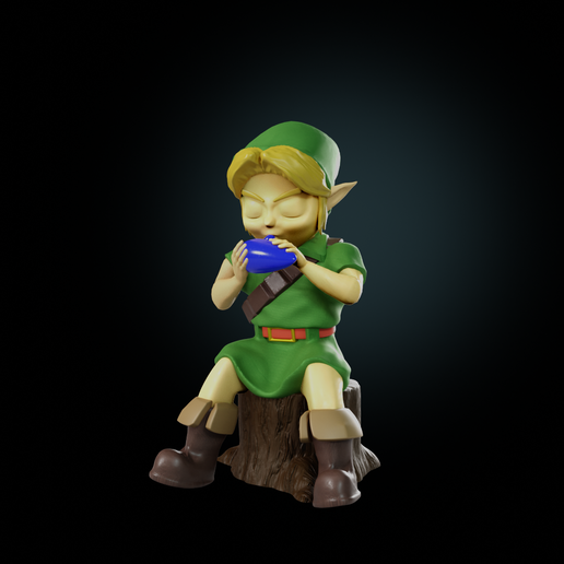 🔗 Jovem LInk - Zelda Ocarina of Time・Arquivo STL para ・Cults