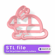 Rabbit-cookie-cutter.png Rabbit Farm STL File - Animals of the Farm Cookie Cutter