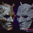 Dead_by_daylight_wraith_mask_3d_print_model_12.jpg Wraith Mask - Dead by Daylight - Halloween Cosplay Mask - Premium STL