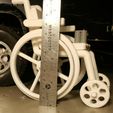 20180422_144821.jpg STL file 1/10 scale Wheelchair・3D printer design to download