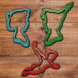 todogonorreota.png STL file Peter Pan cookie cutter set・3D print design to download, davidruizo