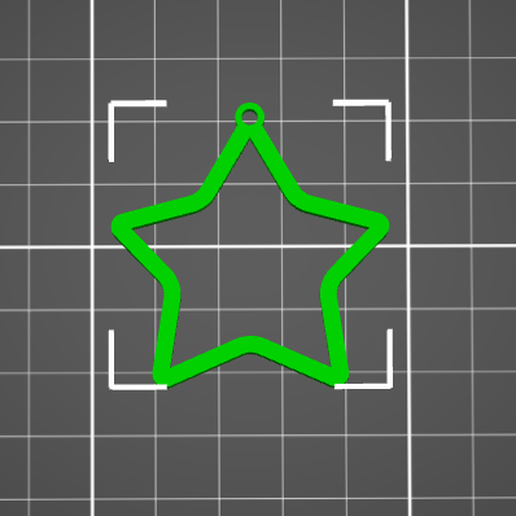 STAR EARRINGS, PENDANT FOR NECKLACE, JEWELRY, CHARM 3D model