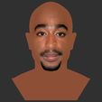 34.jpg Tupac Shakur bust ready for full color 3D printing