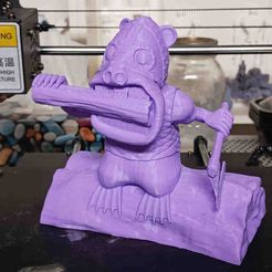 print_2.jpg Free 3D file Angry Viking Beaver・3D printable object to download
