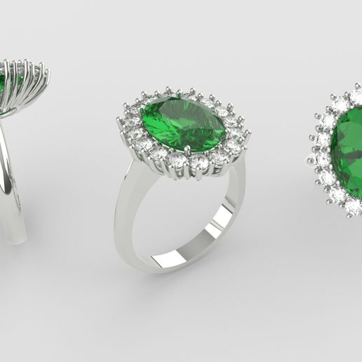 Halo ring 12x9 3D model