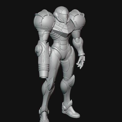 Samus Ultrarealistic Metroid Figure